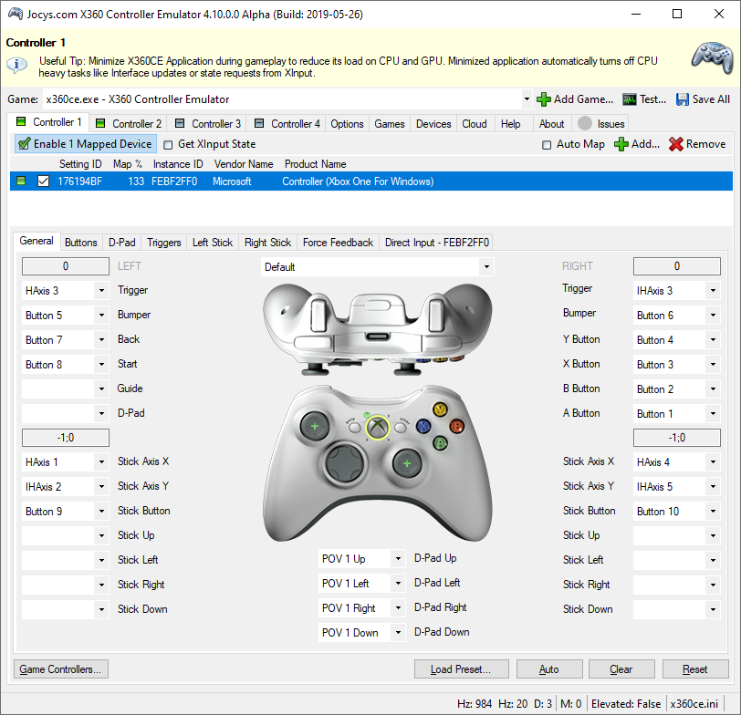 download xbox 360 controller emulator for pc games